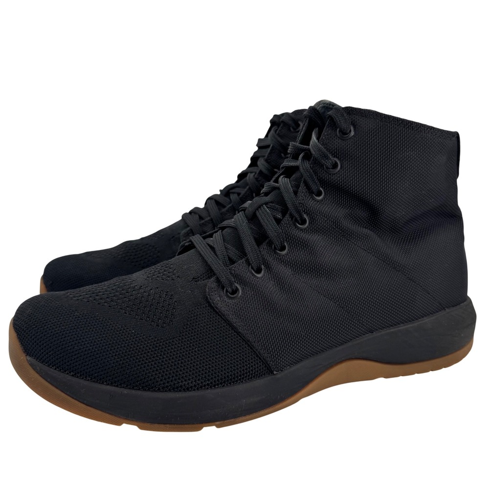 GORUCK Ballistic Trainer Mid Size Mens 11 Women's 13 Black Canvas Sneakers